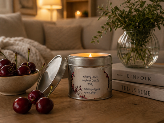 Cherry Witch Soy Wax Candle tin 200g