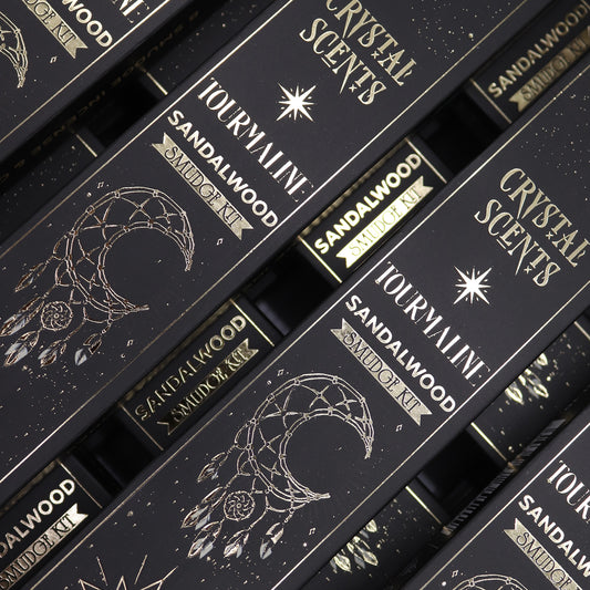 Tourmaline Crystal Scents Smudge Incense - Sandalwood