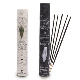 Ancient Witch Spell Incense - Prosperity - Aventurine Pendulum