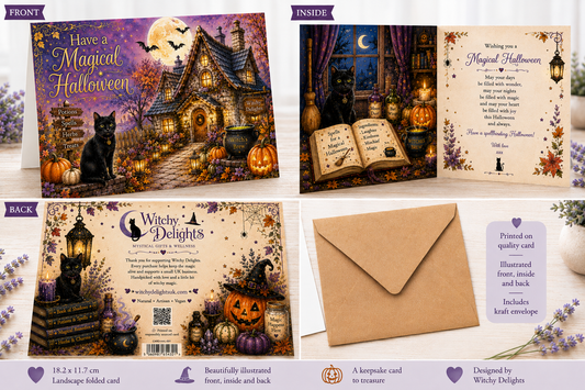 A Magical Halloween – Illustrated Keepsake Card